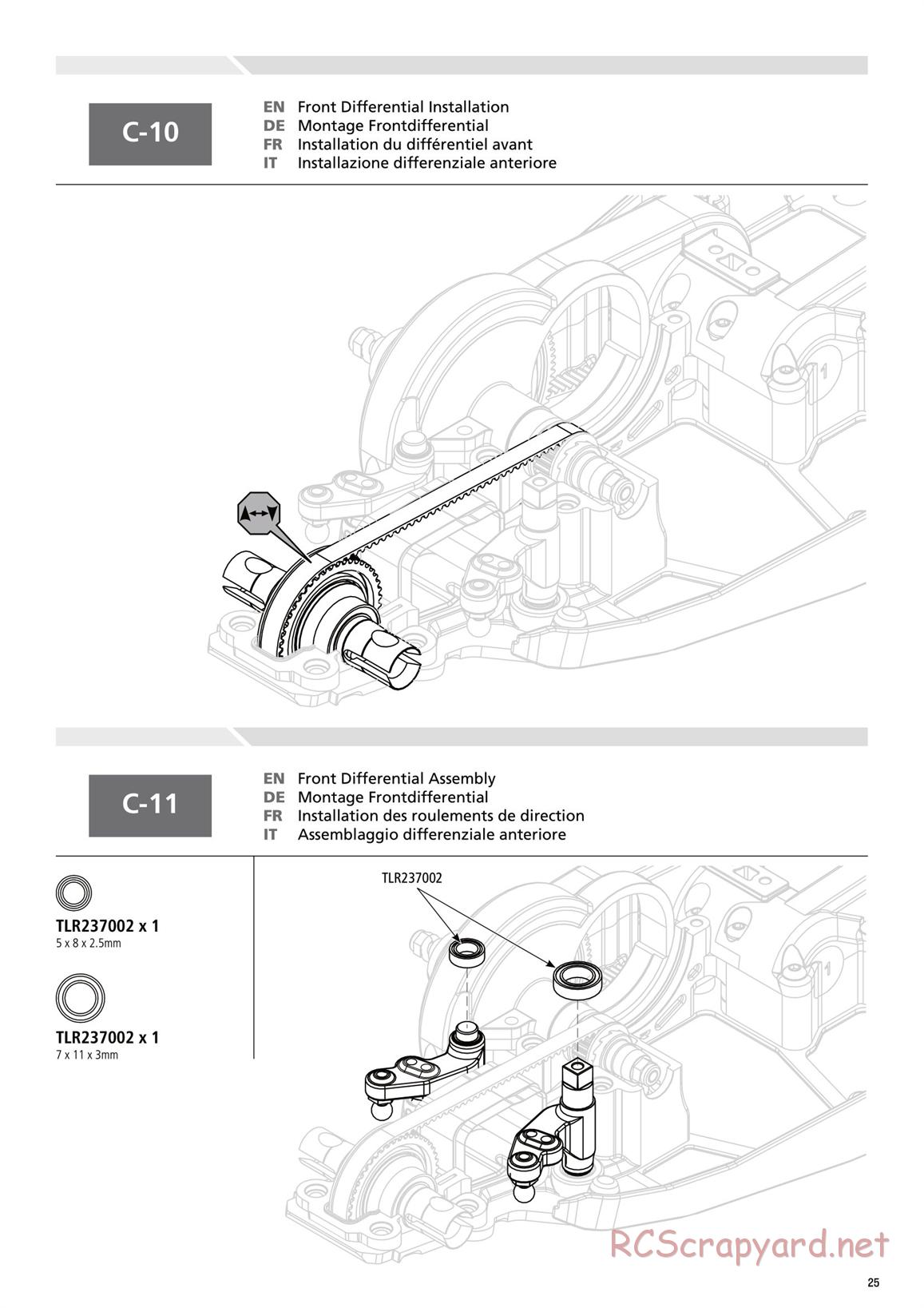 Team Losi - TLR 22-4 - Manual - Page 25