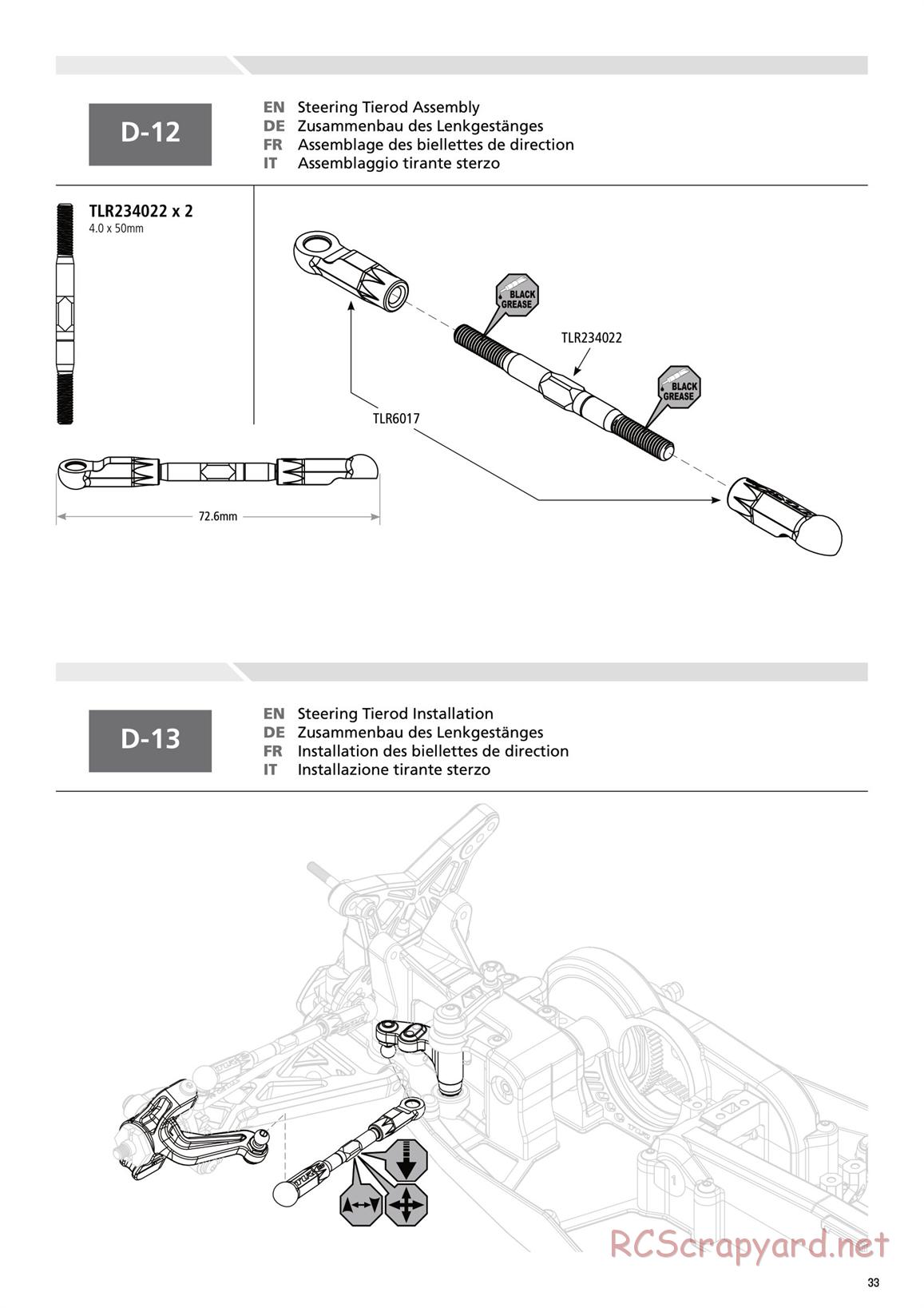 Team Losi - TLR 22-4 - Manual - Page 33