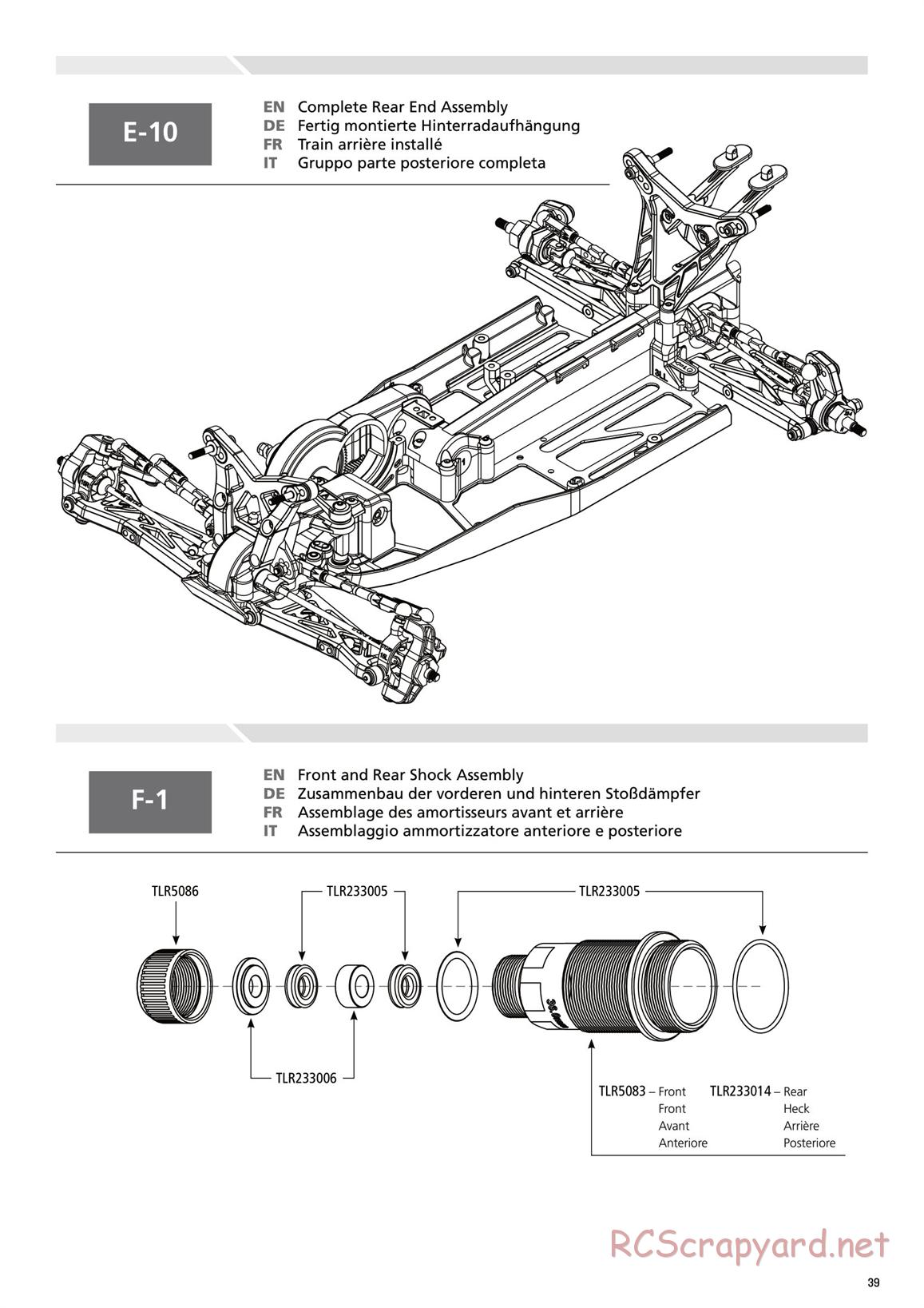 Team Losi - TLR 22-4 - Manual - Page 39