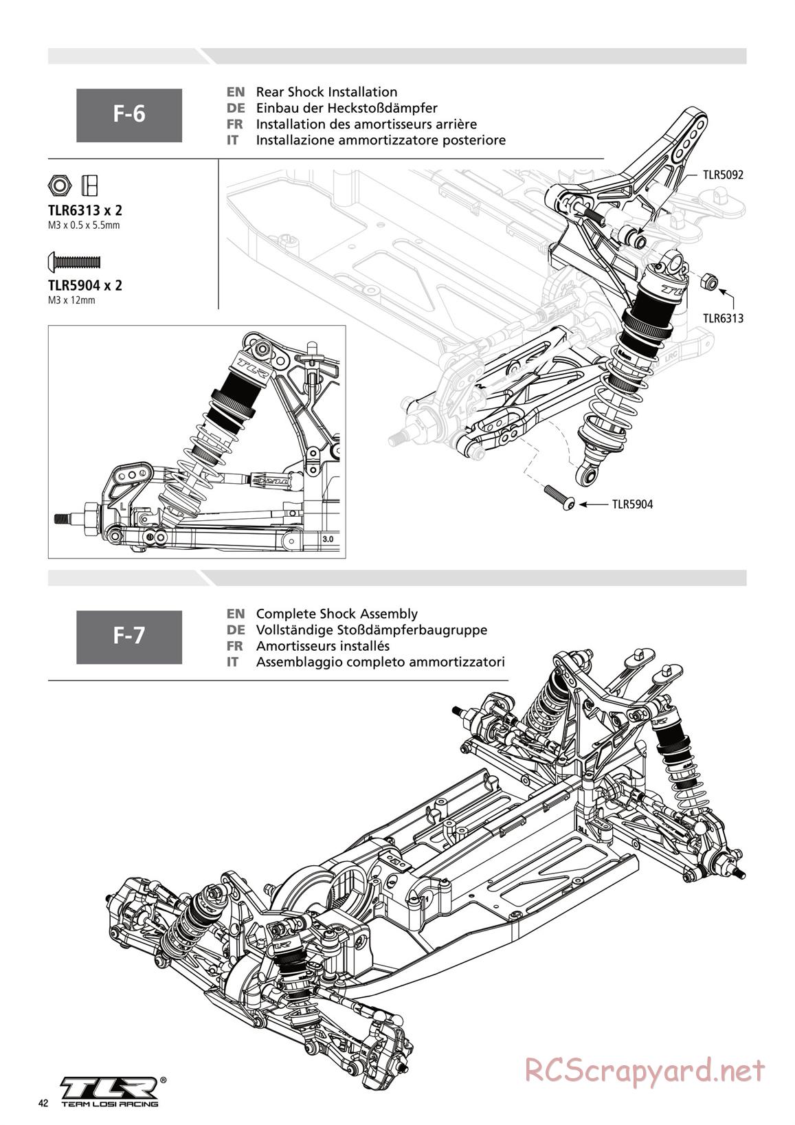 Team Losi - TLR 22-4 - Manual - Page 42