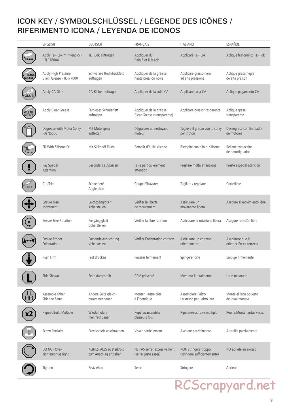 Team Losi - Ten-SCTE 3.0 - Manual - Page 9