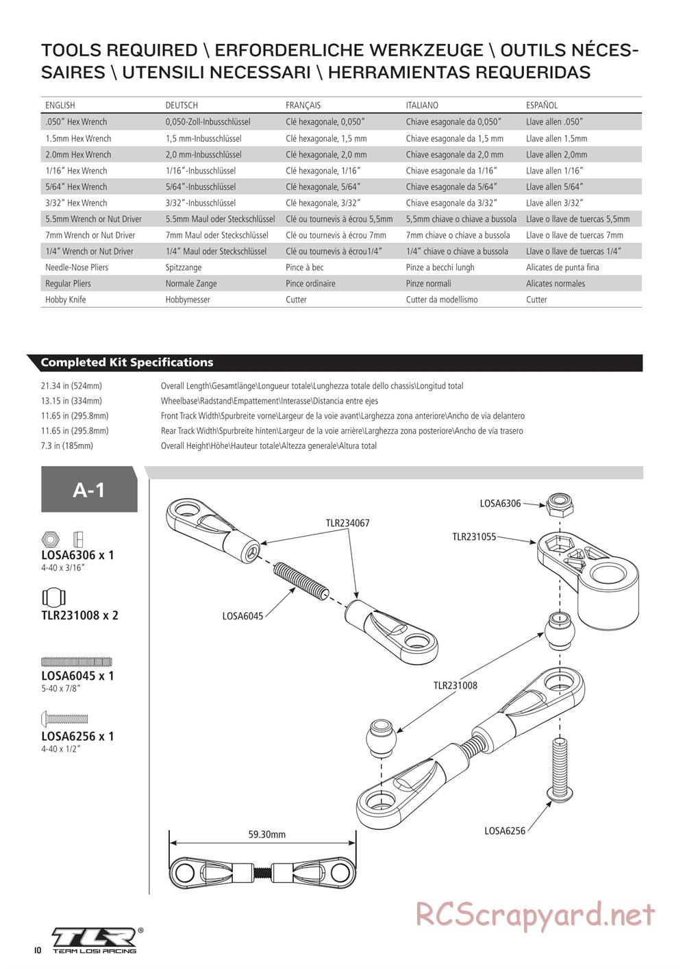 Team Losi - Ten-SCTE 3.0 - Manual - Page 10