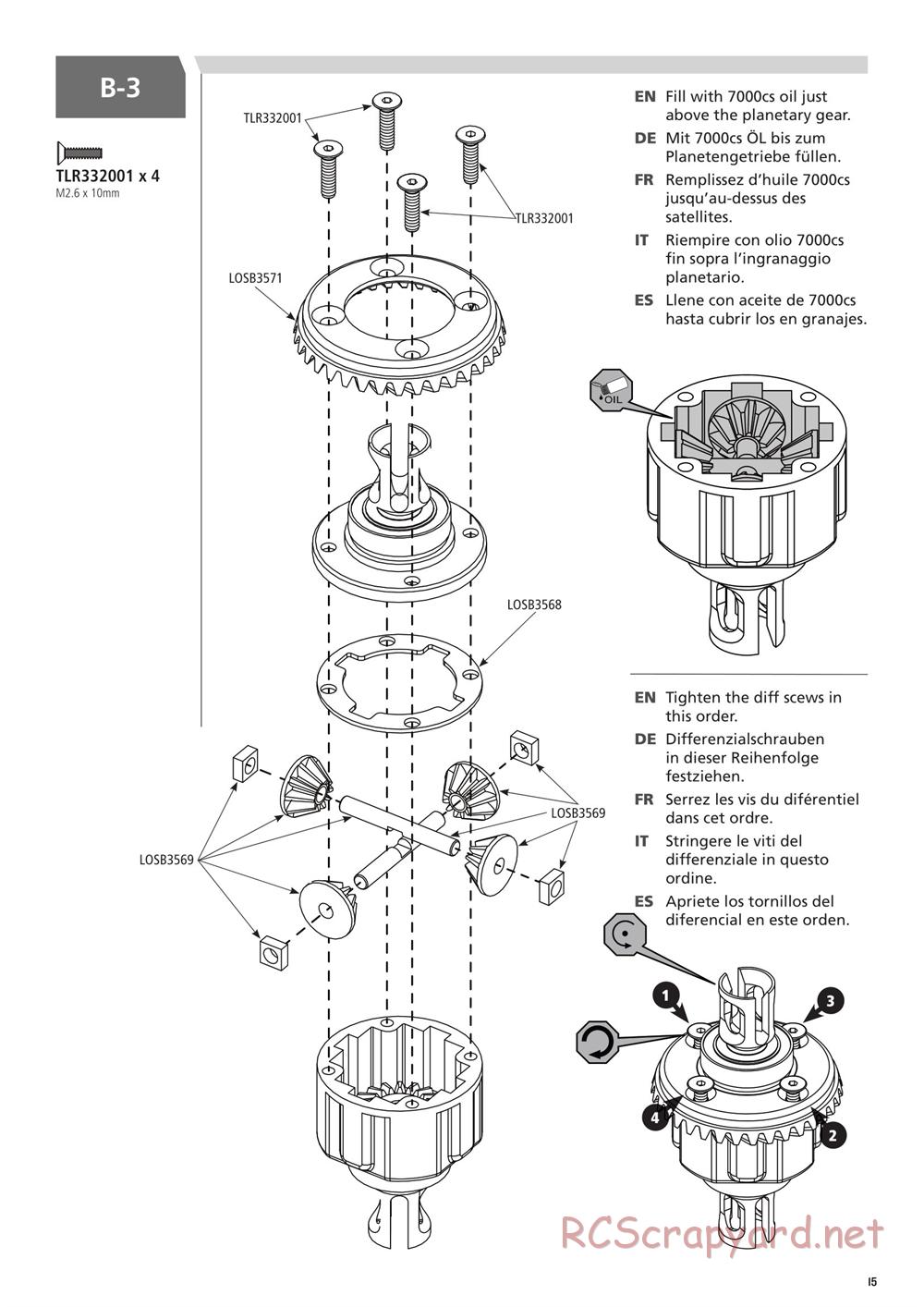 Team Losi - Ten-SCTE 3.0 - Manual - Page 15