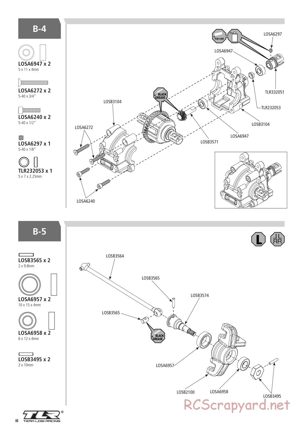 Team Losi - Ten-SCTE 3.0 - Manual - Page 16