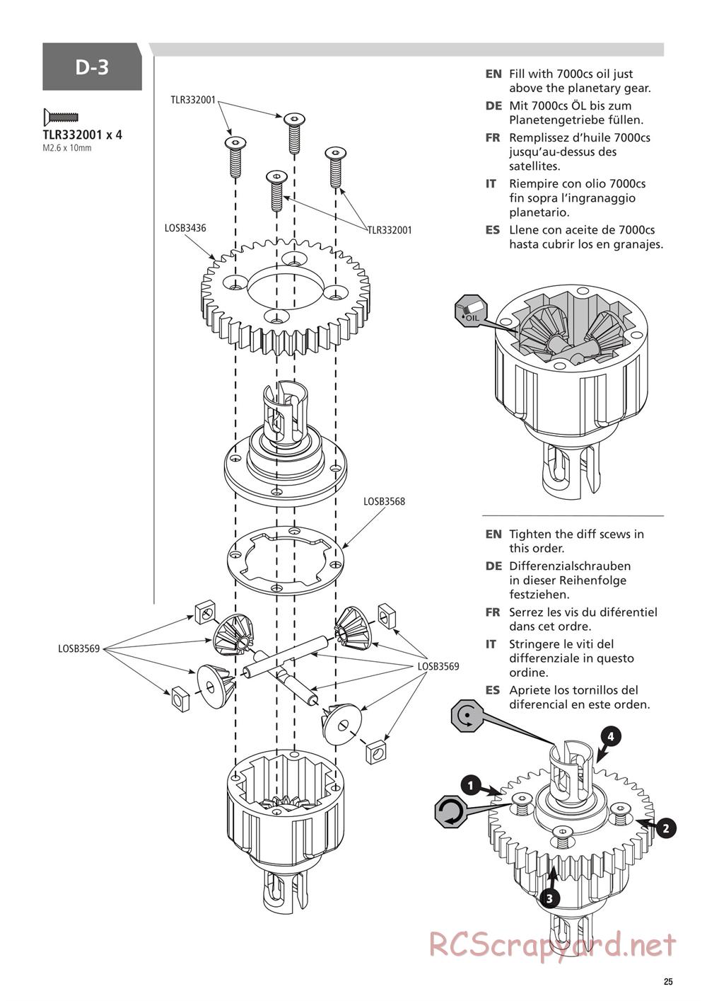 Team Losi - Ten-SCTE 3.0 - Manual - Page 25