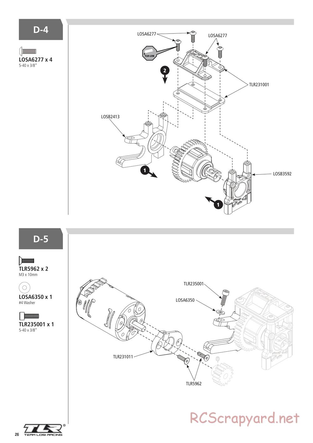 Team Losi - Ten-SCTE 3.0 - Manual - Page 26