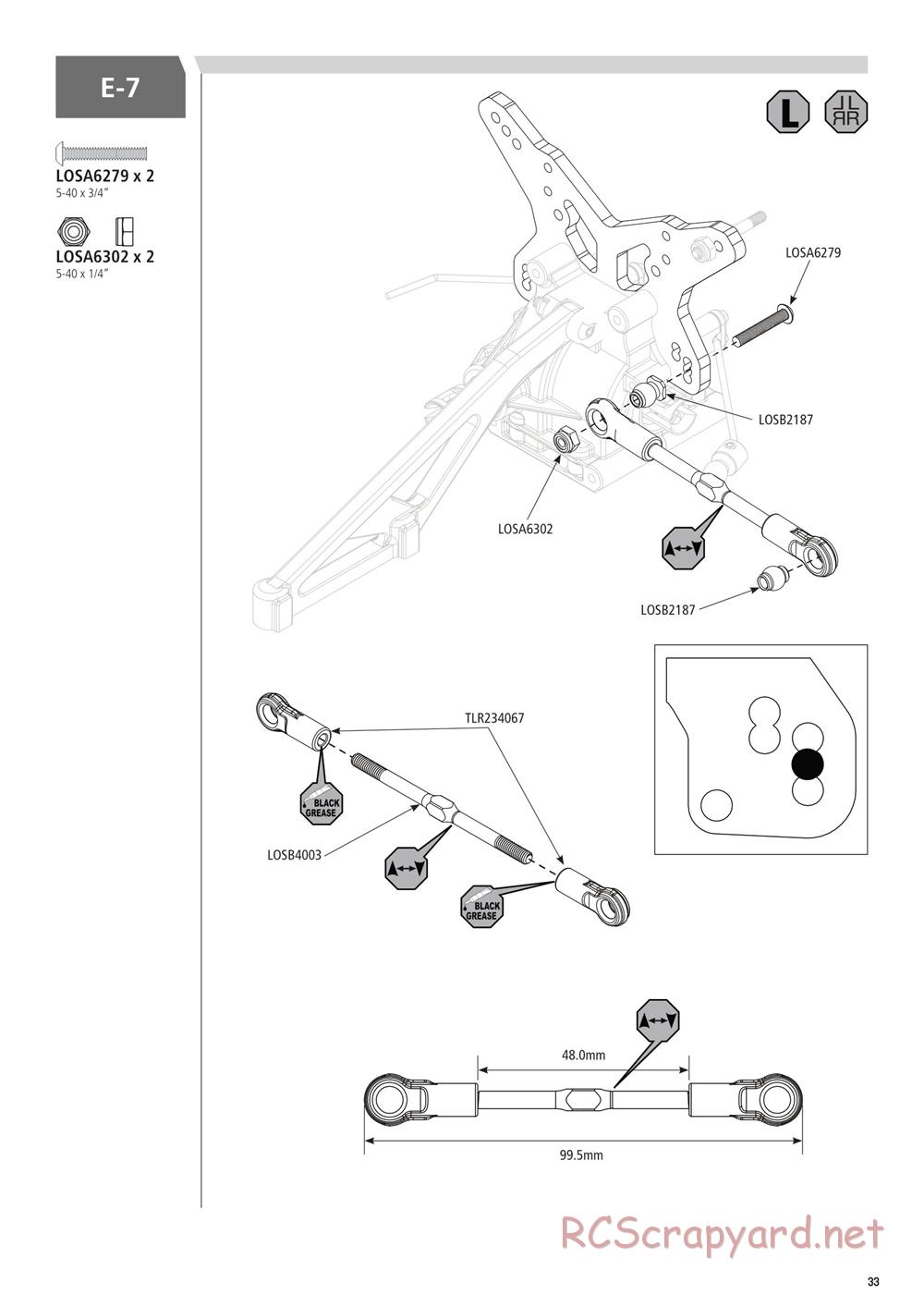 Team Losi - Ten-SCTE 3.0 - Manual - Page 33