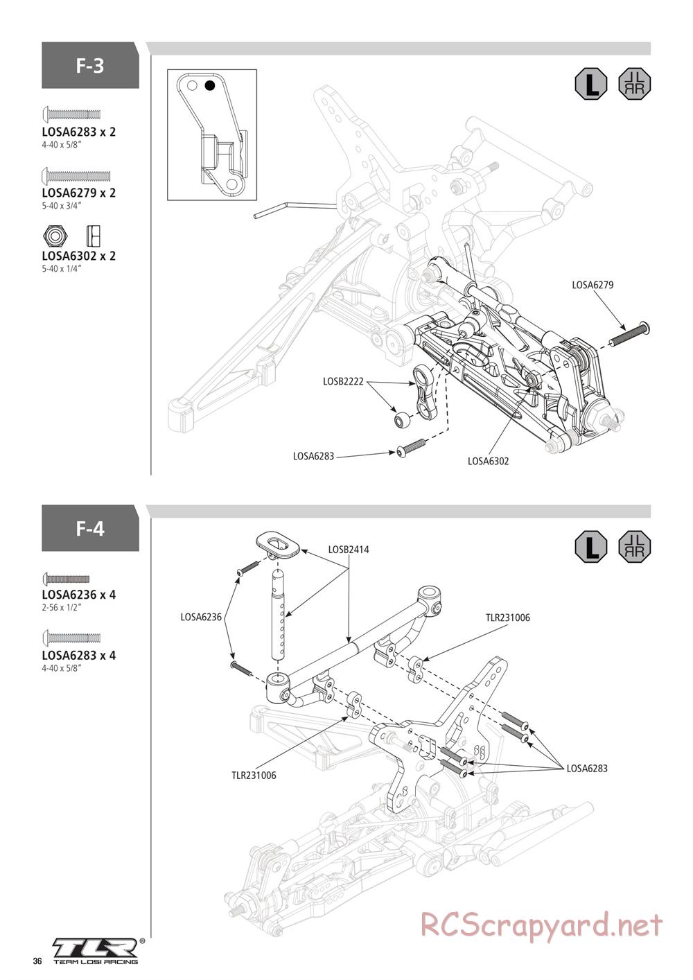 Team Losi - Ten-SCTE 3.0 - Manual - Page 36