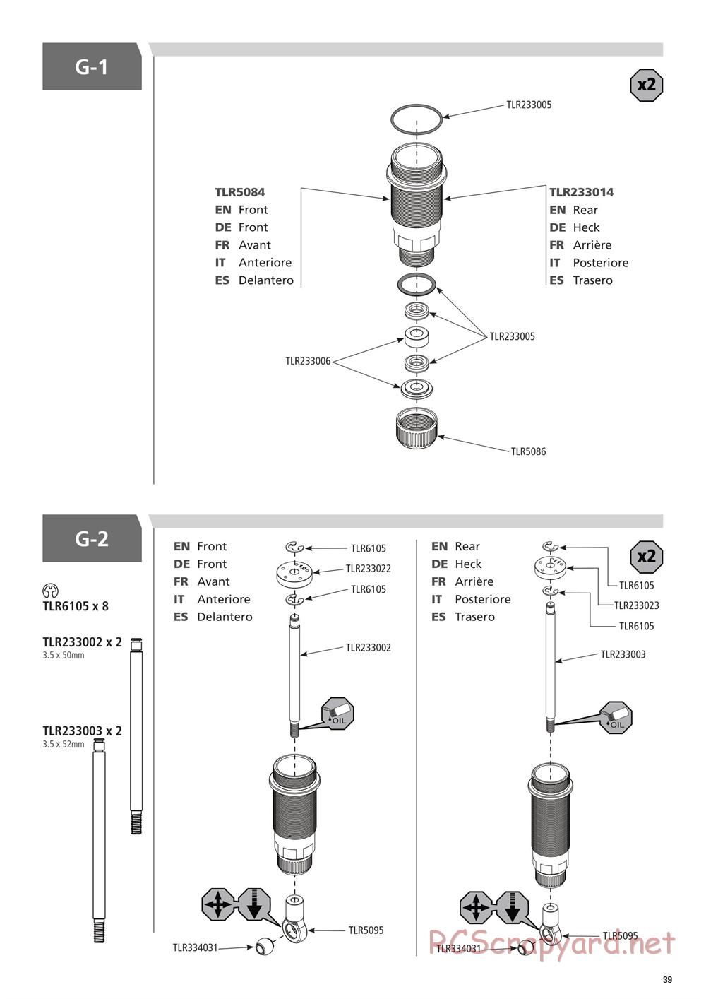 Team Losi - Ten-SCTE 3.0 - Manual - Page 39