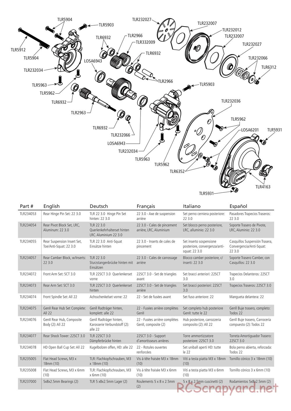 Team Losi - 22SCT 3.0 Race - Manual - Page 5