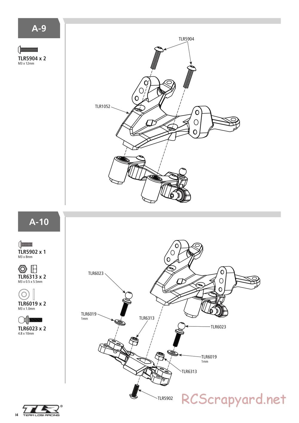 Team Losi - 22SCT 3.0 Race - Manual - Page 14