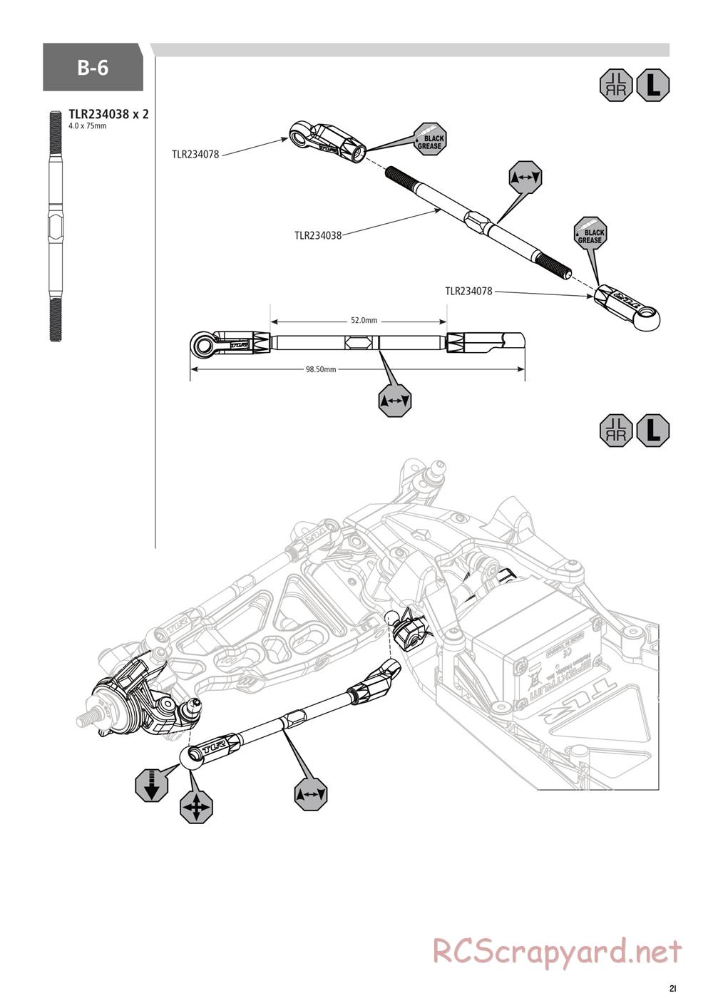 Team Losi - 22SCT 3.0 Race - Manual - Page 21