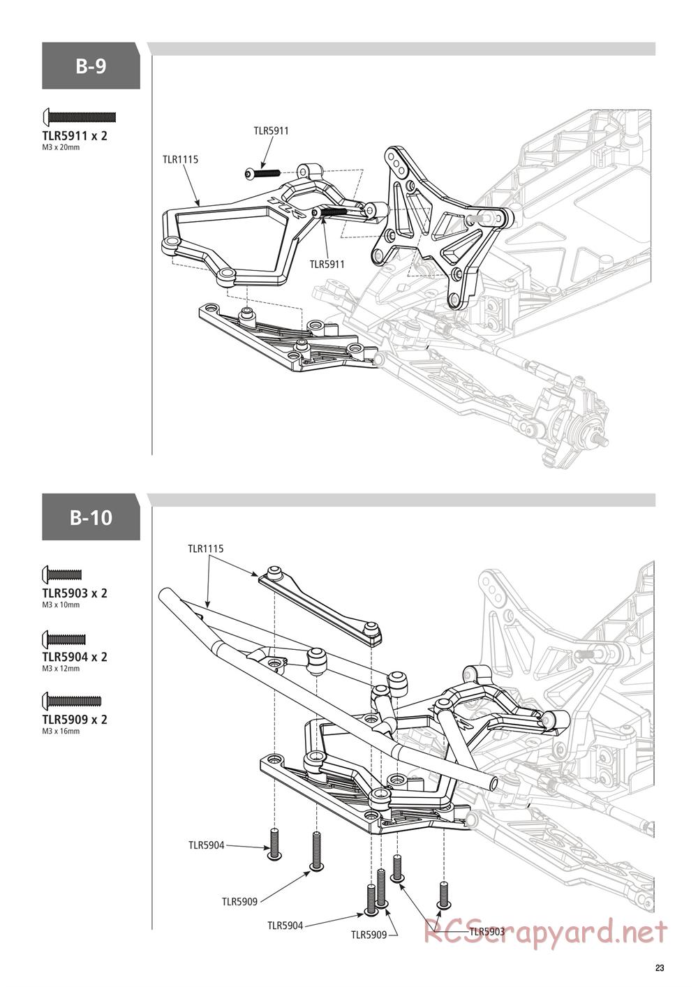 Team Losi - 22SCT 3.0 Race - Manual - Page 23