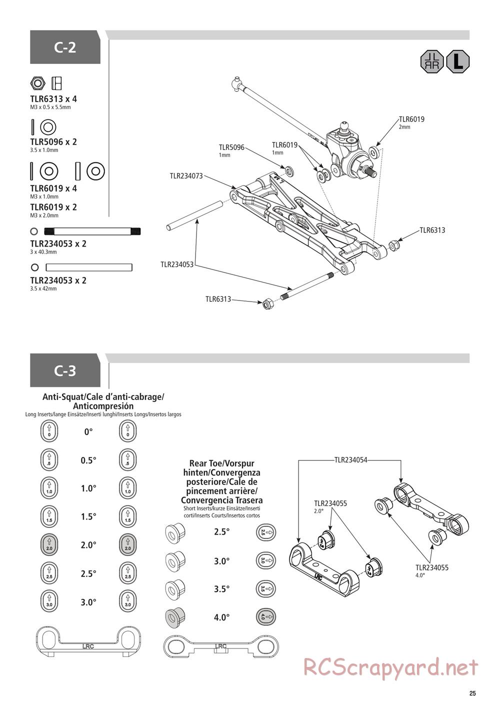 Team Losi - 22SCT 3.0 Race - Manual - Page 25