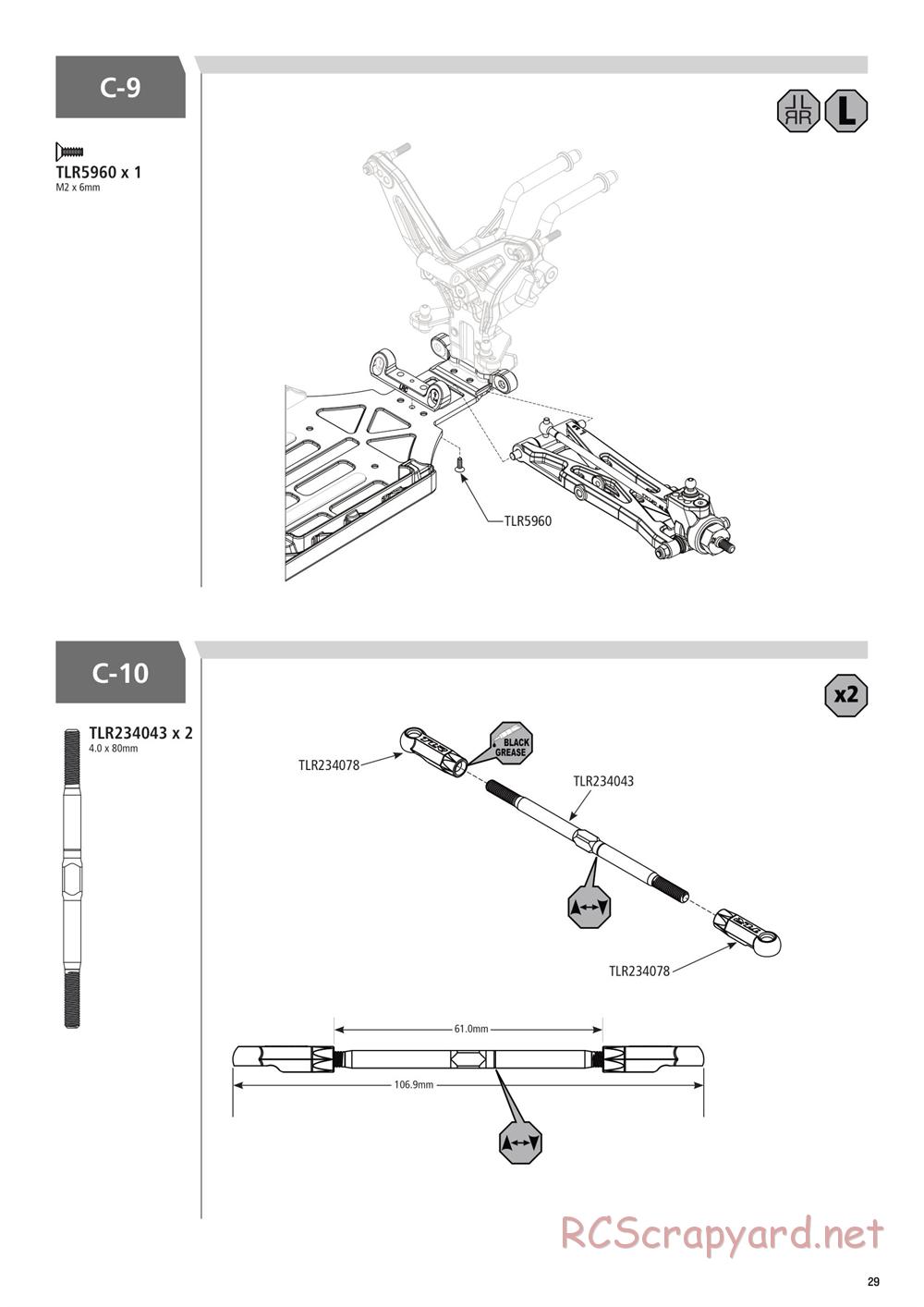Team Losi - 22SCT 3.0 Race - Manual - Page 29