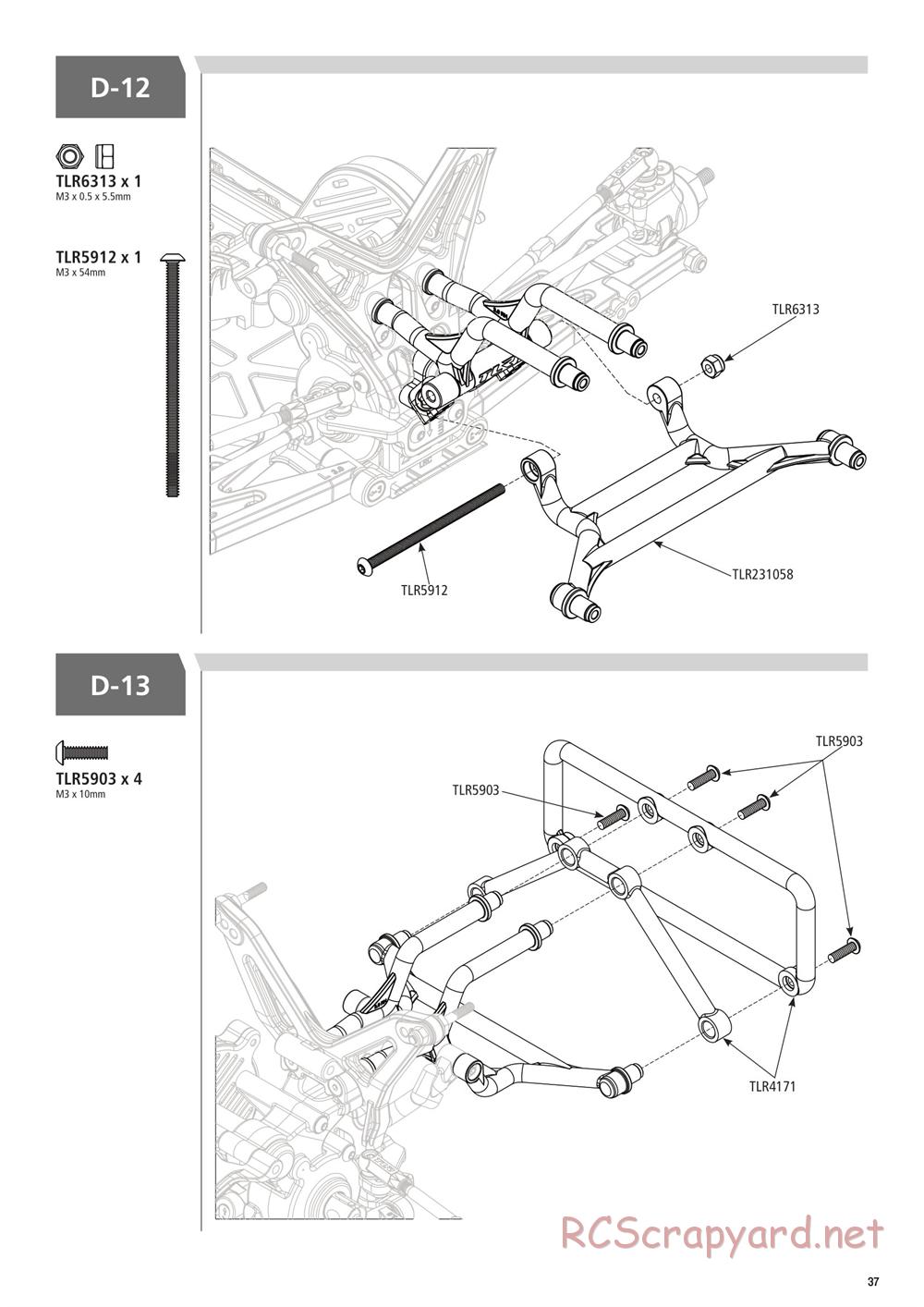 Team Losi - 22SCT 3.0 Race - Manual - Page 37