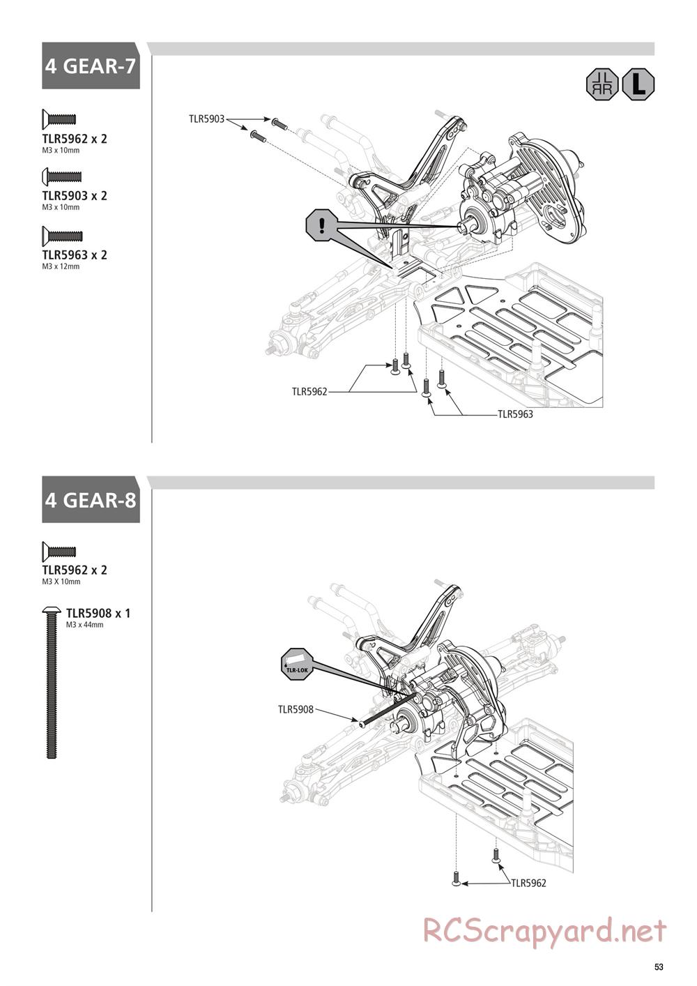 Team Losi - 22SCT 3.0 Race - Manual - Page 53