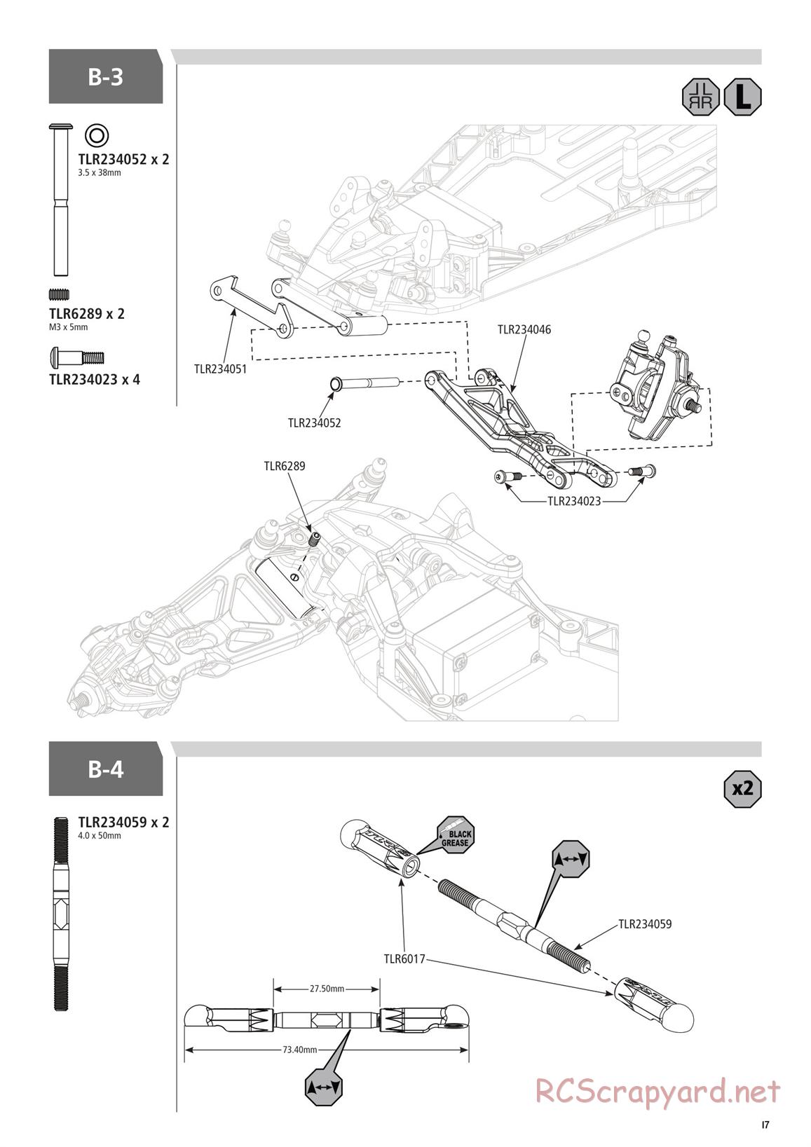 Team Losi - TLR 22 3.0 Spec Racer MM Race - Manual - Page 17