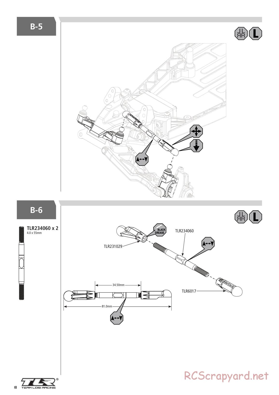 Team Losi - TLR 22 3.0 Spec Racer MM Race - Manual - Page 18