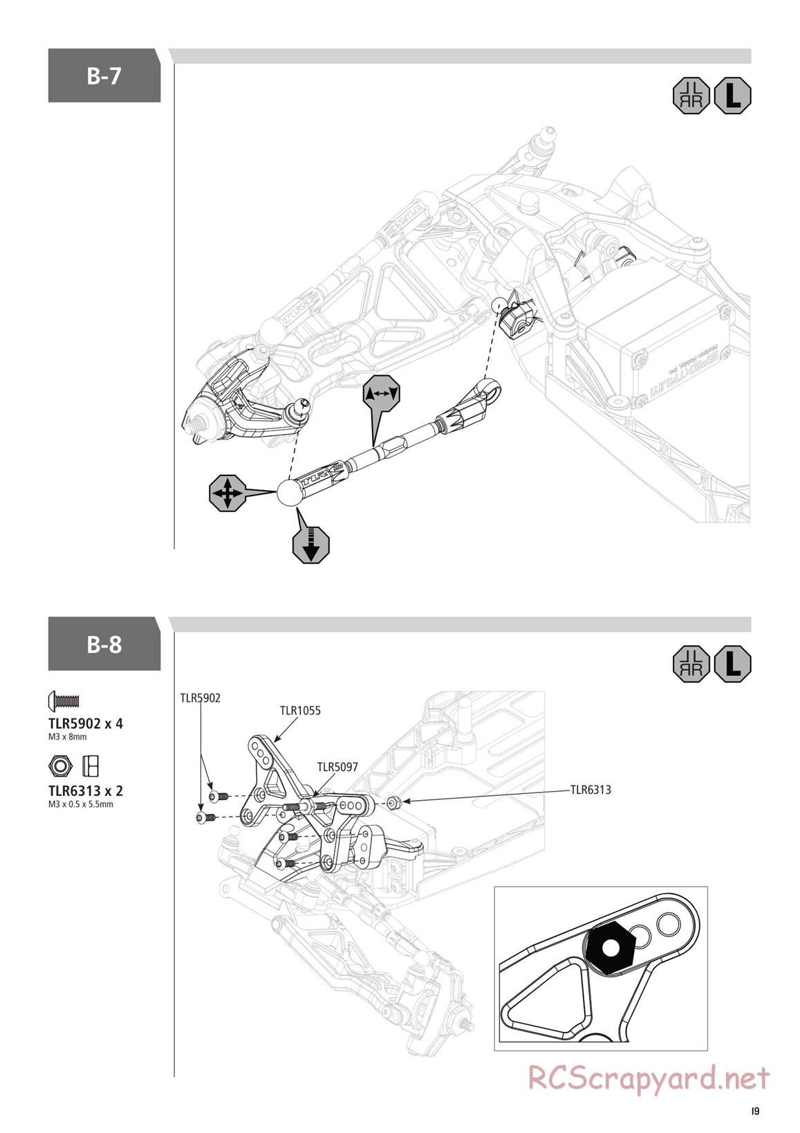 Team Losi - TLR 22 3.0 Spec Racer MM Race - Manual - Page 19