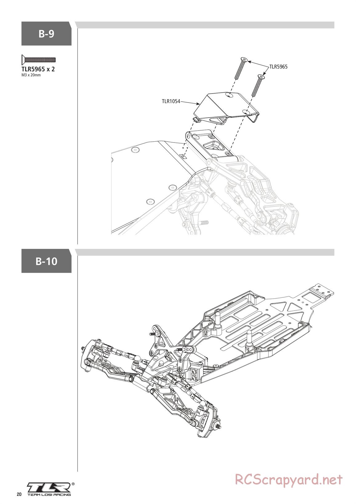 Team Losi - TLR 22 3.0 Spec Racer MM Race - Manual - Page 20