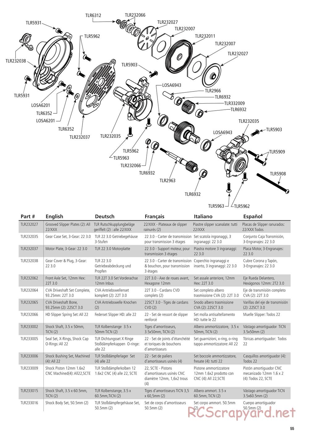 Team Losi - 22T 3.0 MM Race - Manual - Page 4