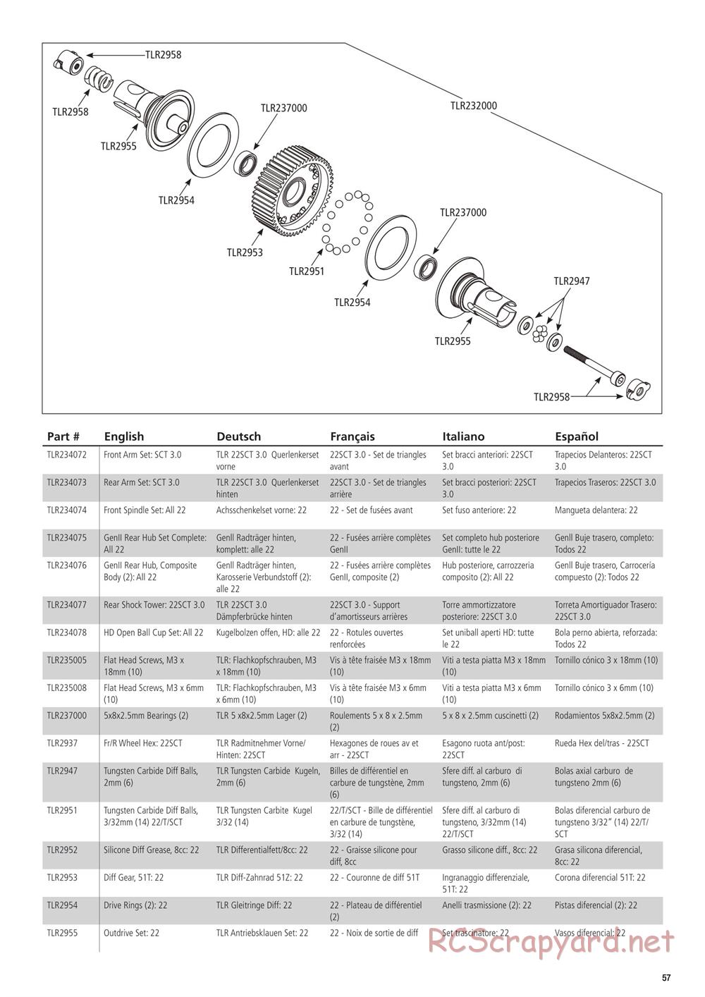 Team Losi - 22T 3.0 MM Race - Manual - Page 6