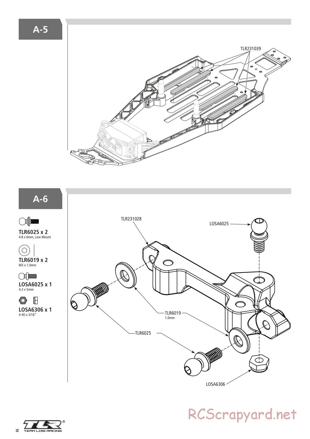 Team Losi - 22T 3.0 MM Race - Manual - Page 12