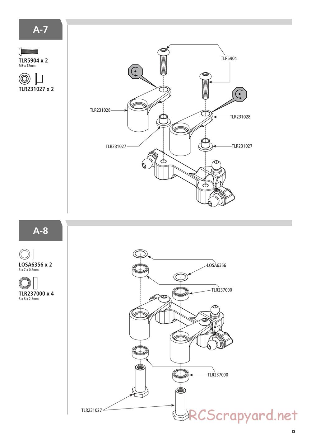 Team Losi - 22T 3.0 MM Race - Manual - Page 13