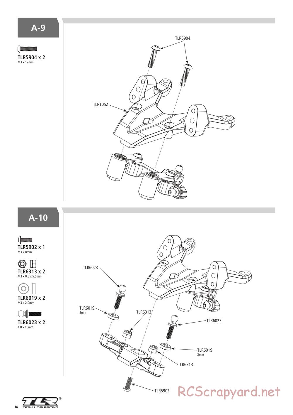Team Losi - 22T 3.0 MM Race - Manual - Page 14