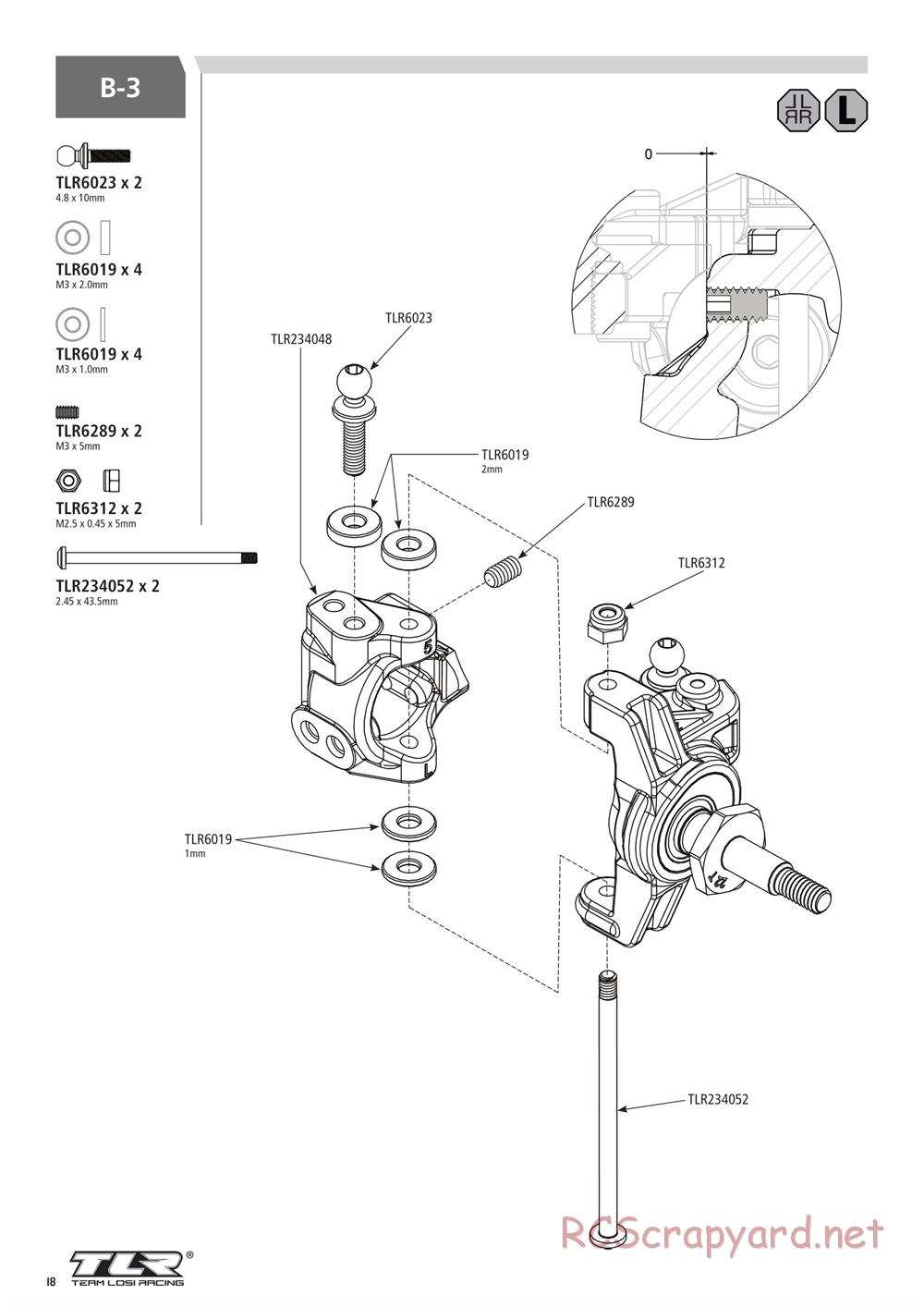 Team Losi - 22T 3.0 MM Race - Manual - Page 18