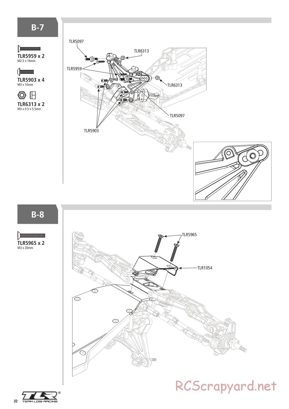 Team Losi - 22T 3.0 MM Race - Manual - Page 22