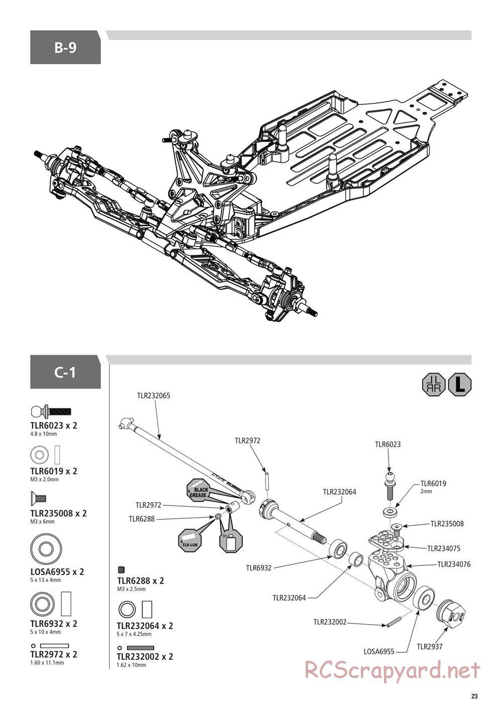 Team Losi - 22T 3.0 MM Race - Manual - Page 23