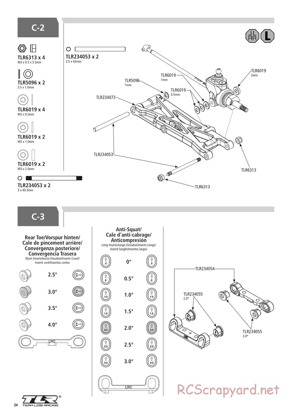 Team Losi - 22T 3.0 MM Race - Manual - Page 24