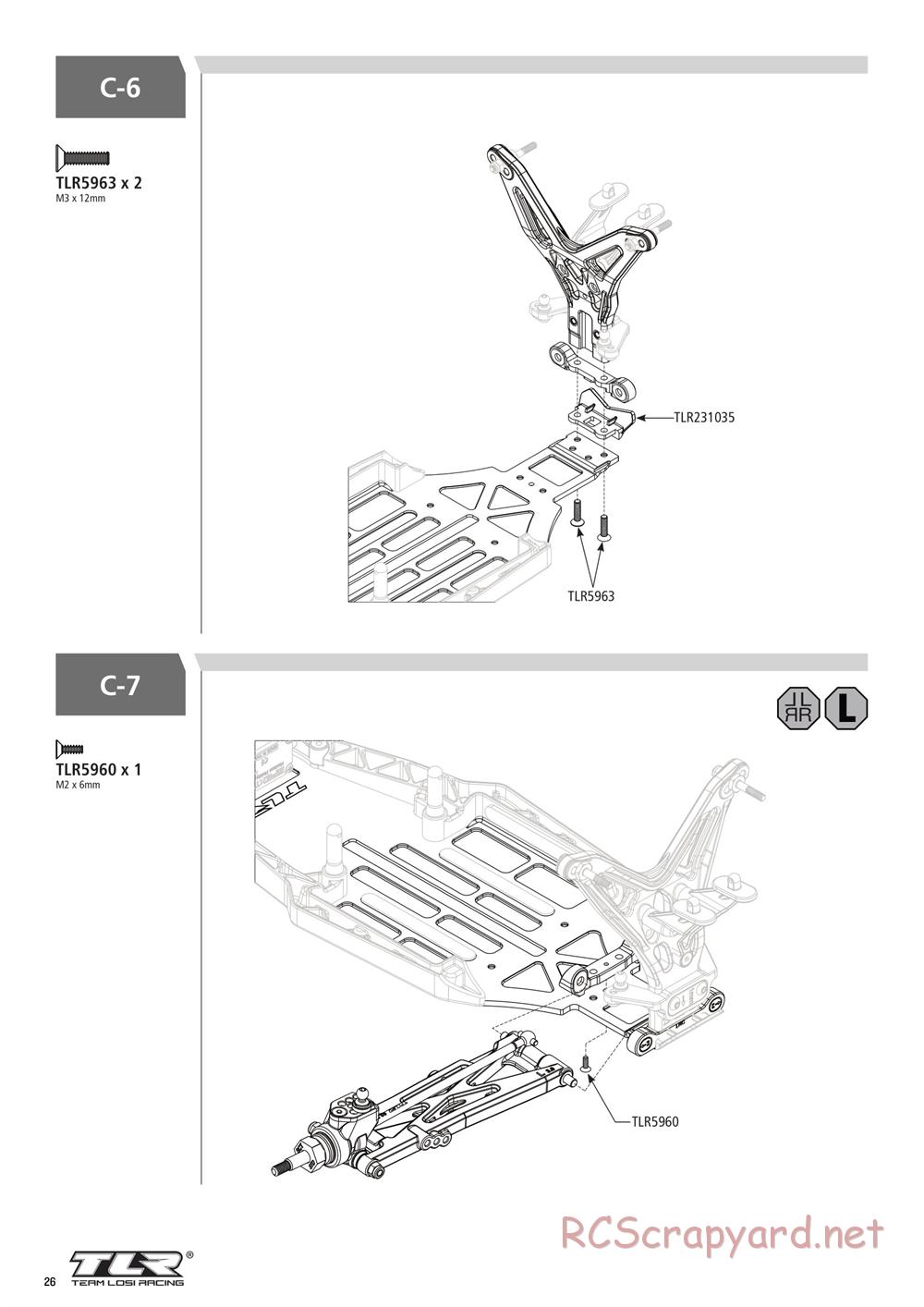 Team Losi - 22T 3.0 MM Race - Manual - Page 26