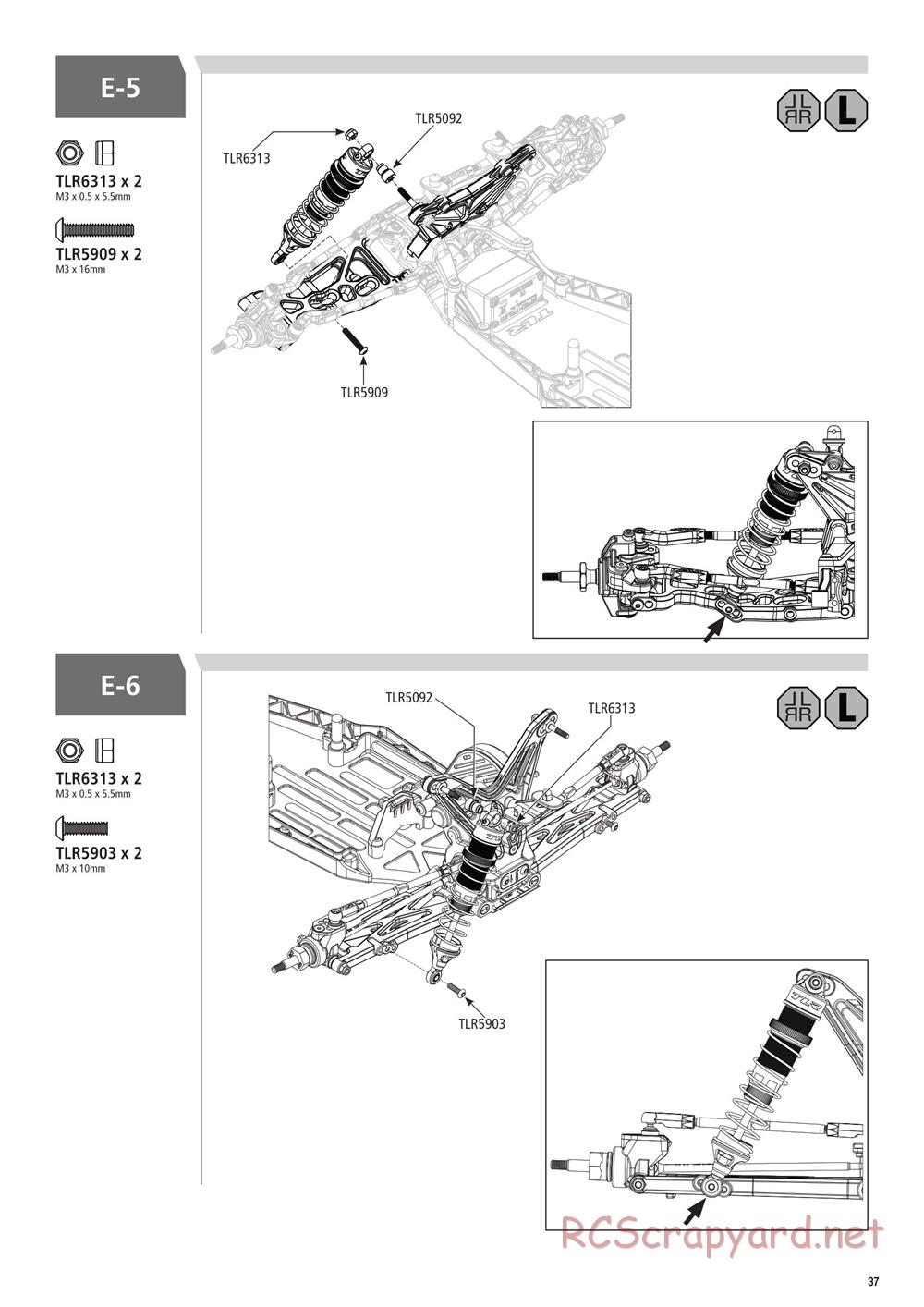 Team Losi - 22T 3.0 MM Race - Manual - Page 37