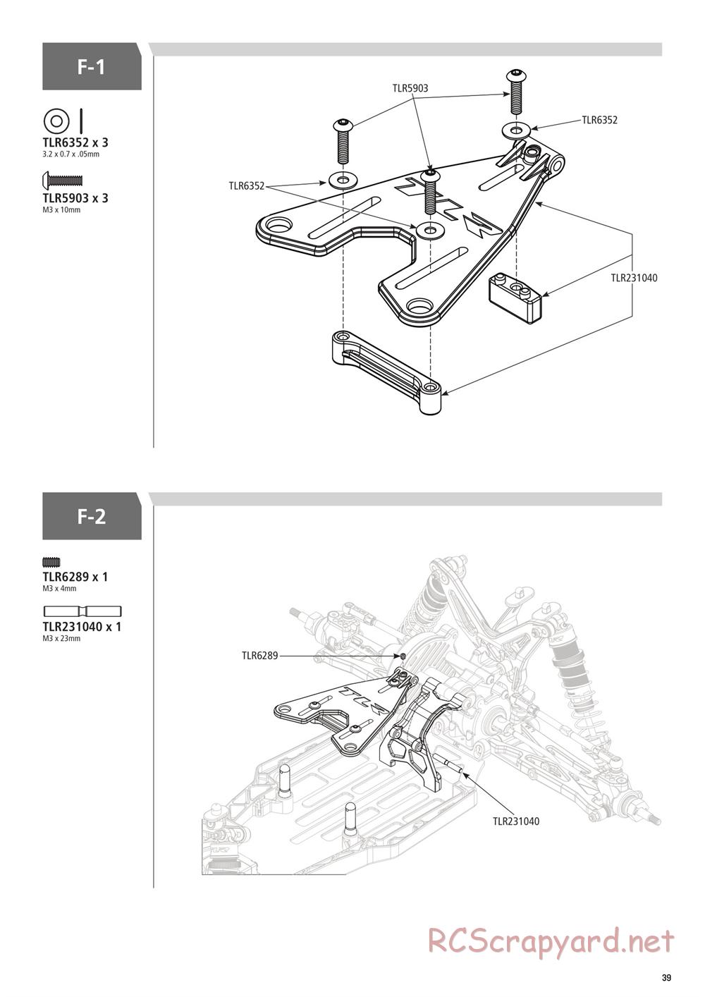 Team Losi - 22T 3.0 MM Race - Manual - Page 39