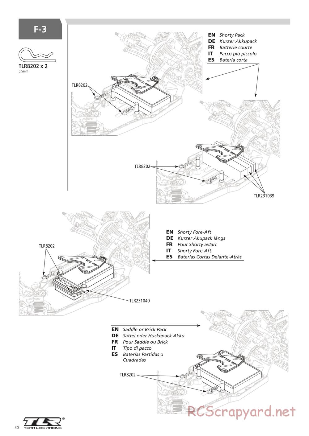 Team Losi - 22T 3.0 MM Race - Manual - Page 40