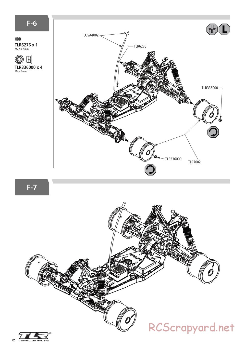 Team Losi - 22T 3.0 MM Race - Manual - Page 42