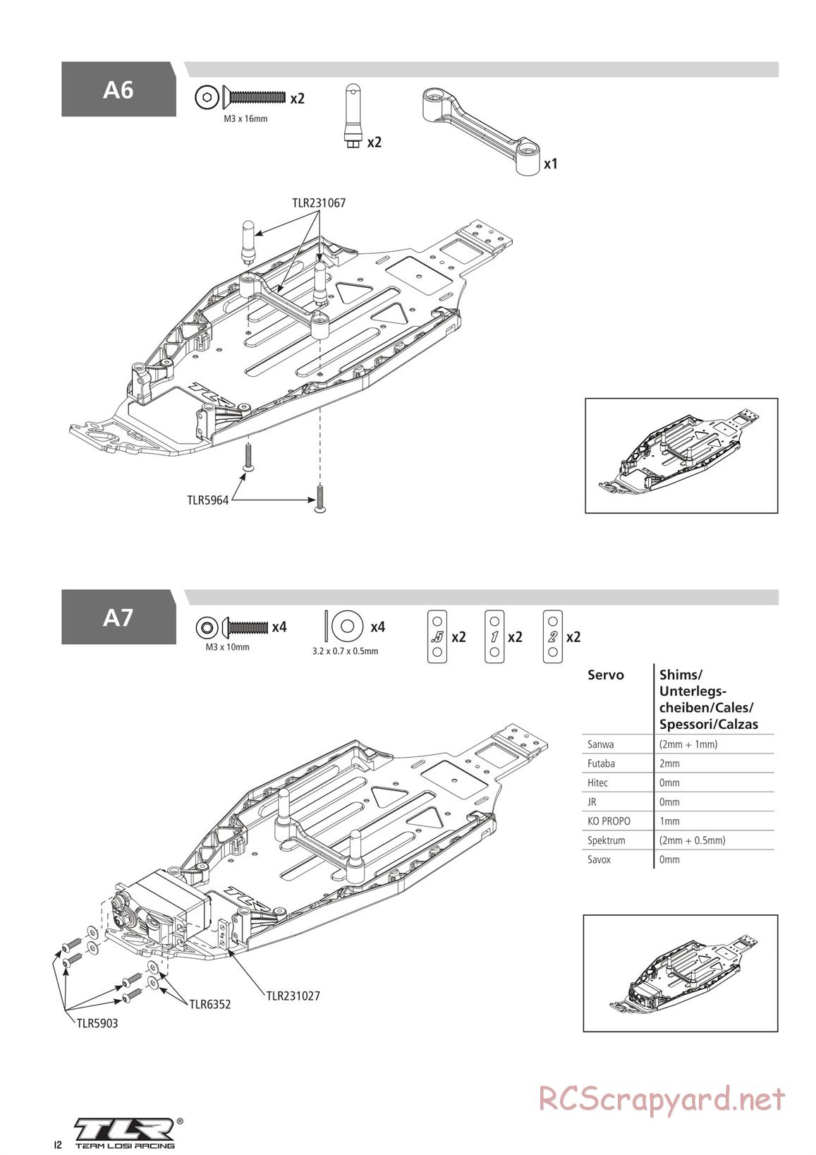 Team Losi - TLR 22 4.0 Race - Manual - Page 12