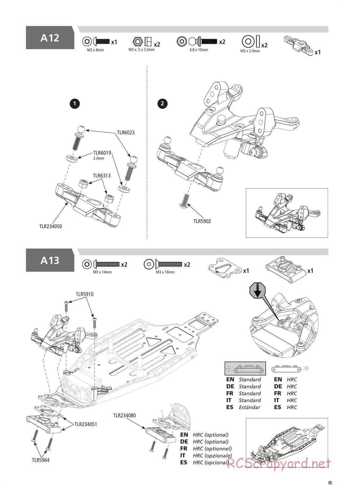 Team Losi - TLR 22 4.0 Race - Manual - Page 15