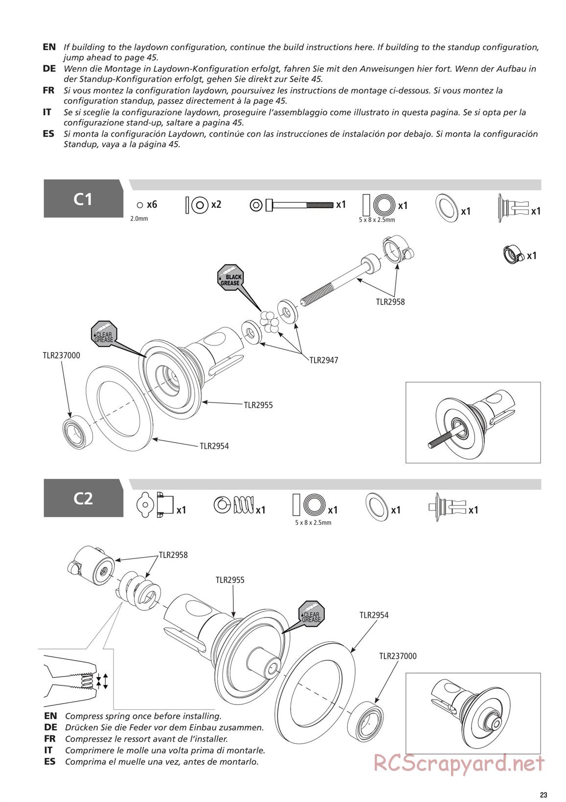 Team Losi - TLR 22 4.0 Race - Manual - Page 23