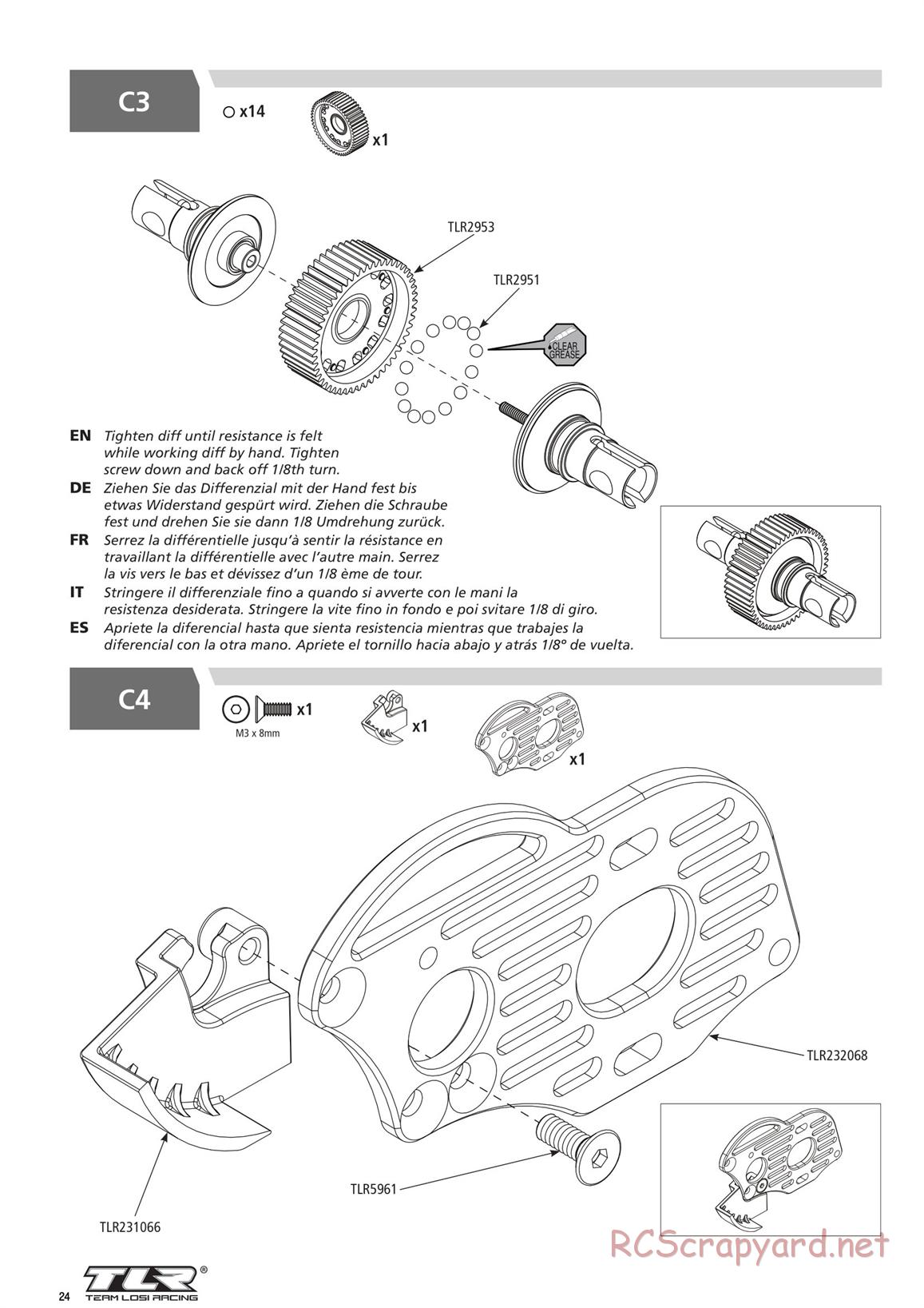 Team Losi - TLR 22 4.0 Race - Manual - Page 24