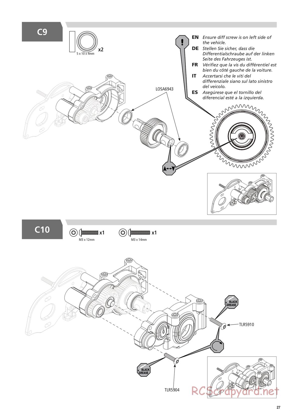 Team Losi - TLR 22 4.0 Race - Manual - Page 27