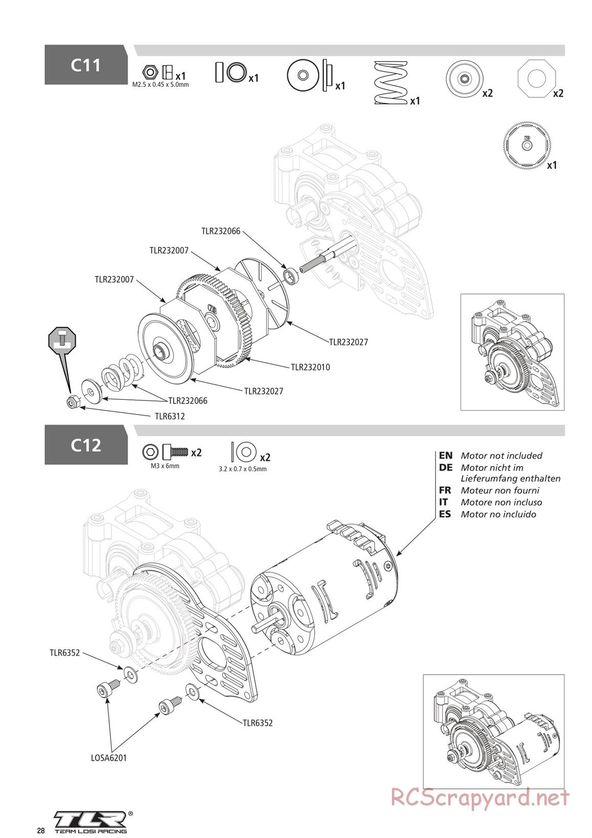 Team Losi - TLR 22 4.0 Race - Manual - Page 28