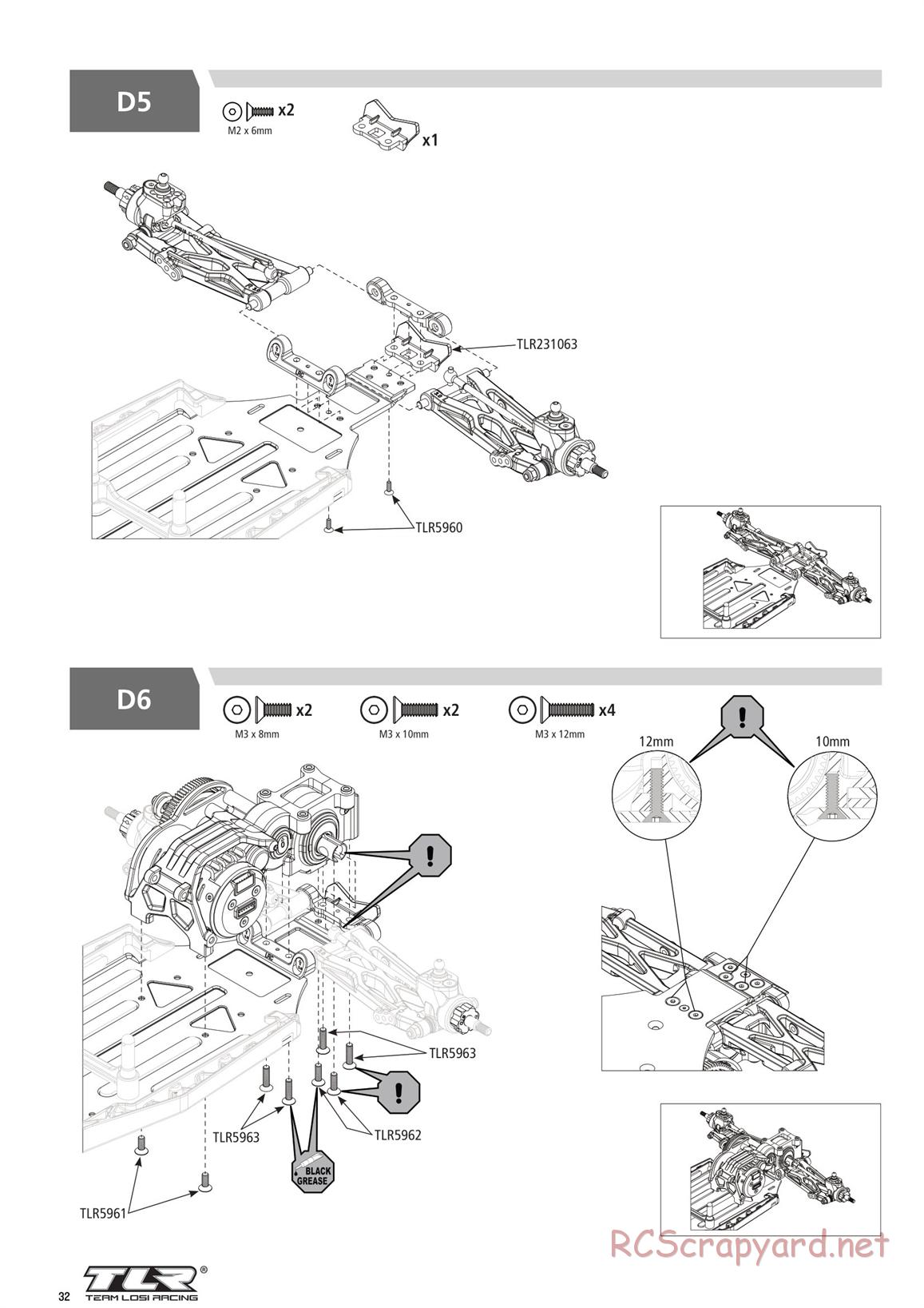 Team Losi - TLR 22 4.0 Race - Manual - Page 32