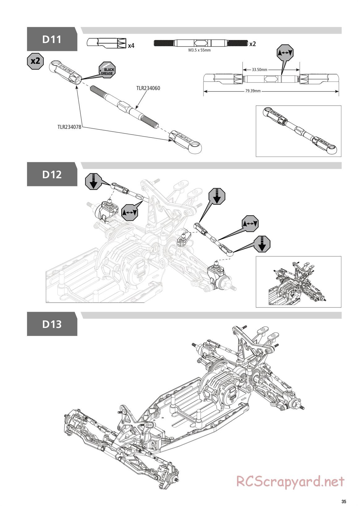 Team Losi - TLR 22 4.0 Race - Manual - Page 35