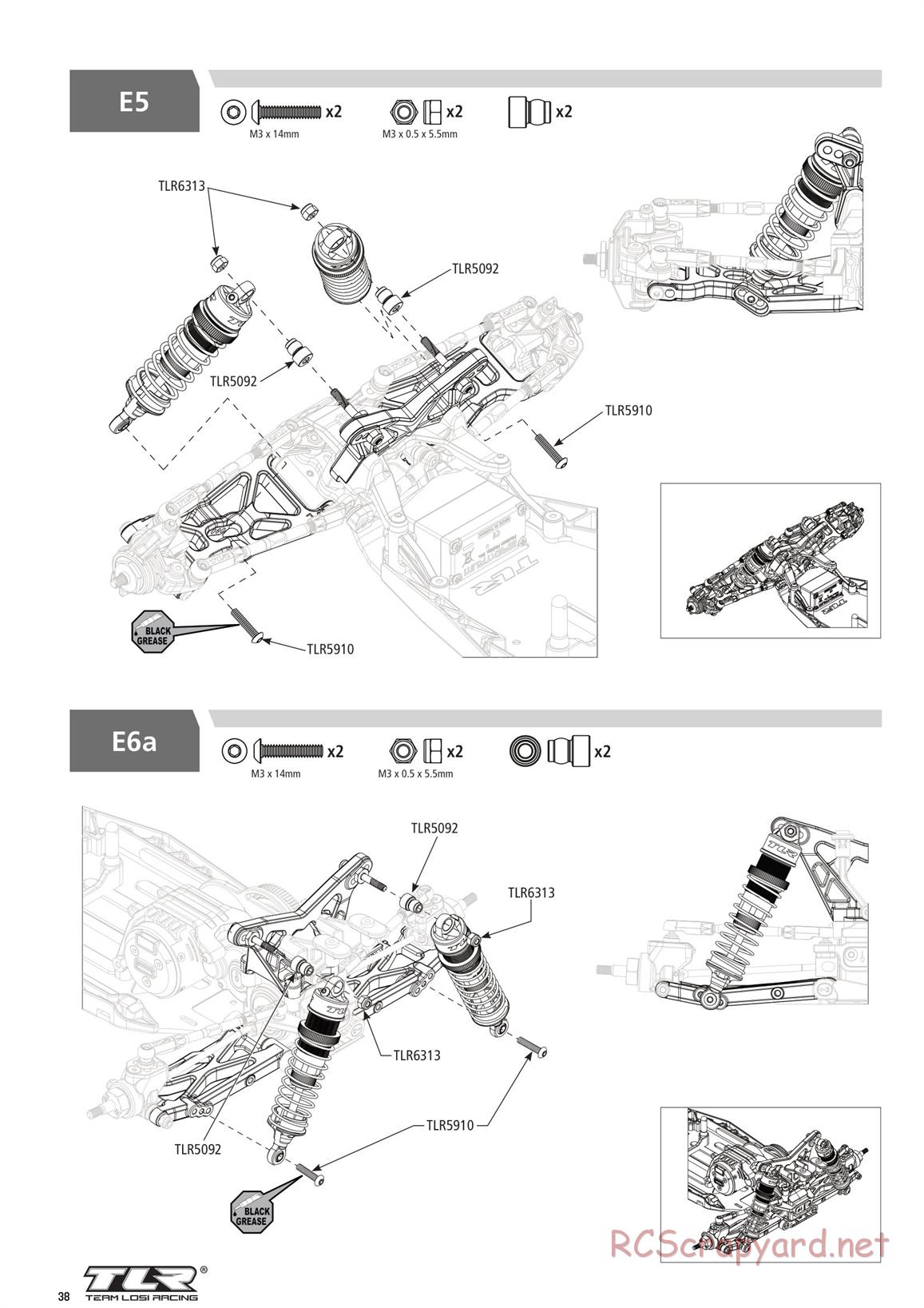 Team Losi - TLR 22 4.0 Race - Manual - Page 38