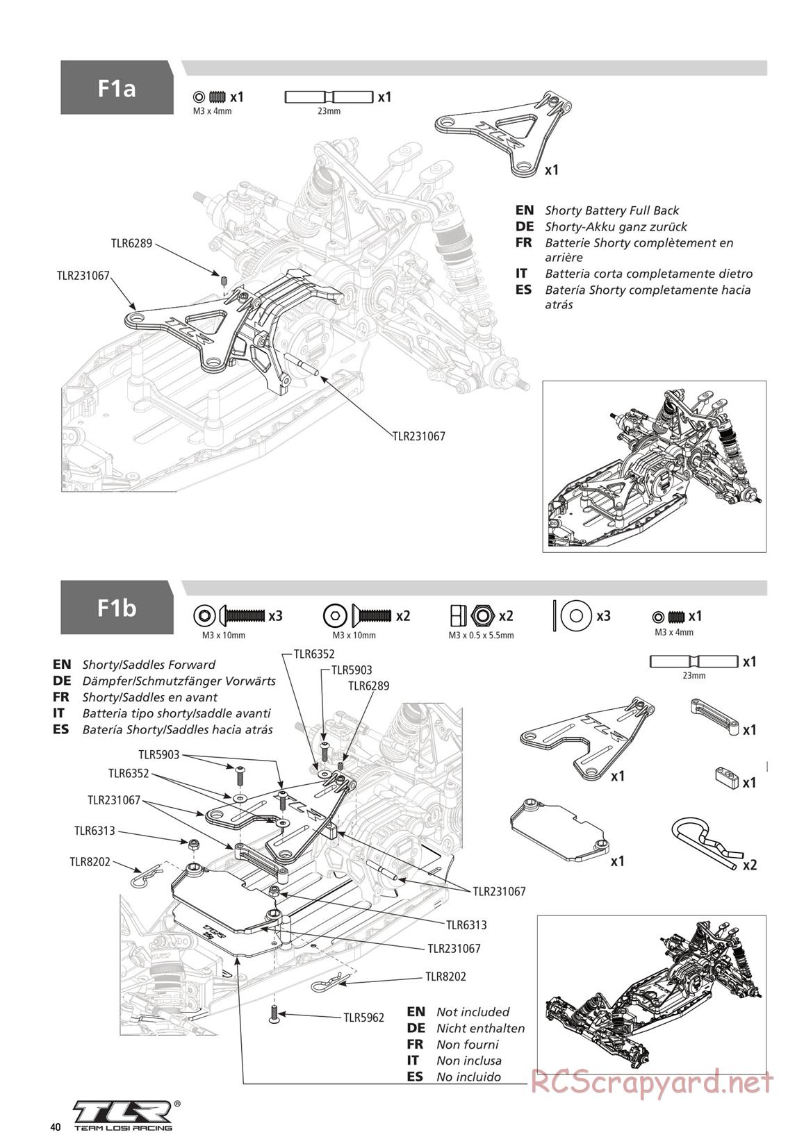 Team Losi - TLR 22 4.0 Race - Manual - Page 40