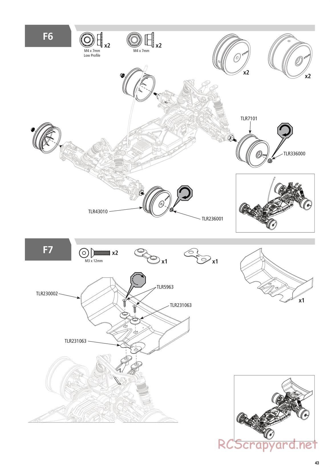 Team Losi - TLR 22 4.0 Race - Manual - Page 43